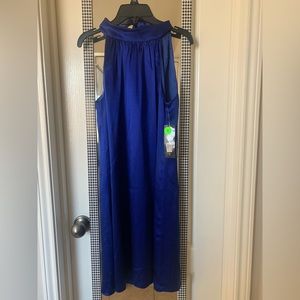 NWT sapphire blue turtle neck dress. Size 2